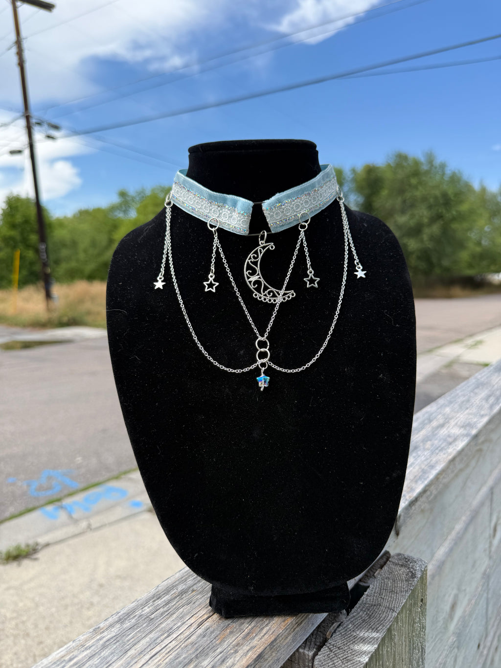 Out of This World Ribbon Choker