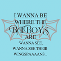 I Wanna Be Where the Bat Boys Are Sticker