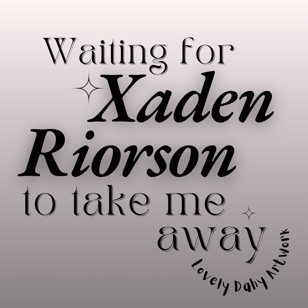 Waiting for Xaden Riorson to Take Me Away Sticker